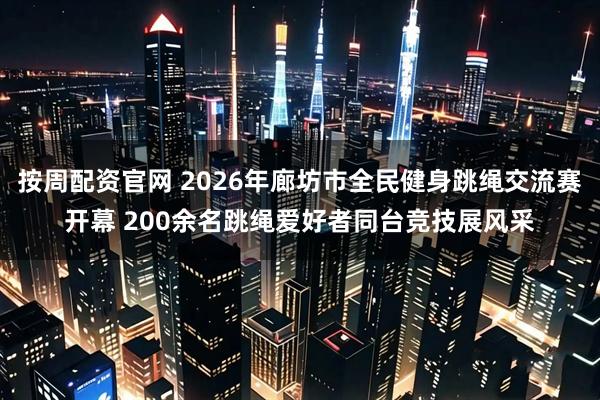 按周配资官网 2026年廊坊市全民健身跳绳交流赛开幕 200余名跳绳爱好者同台竞技展风采