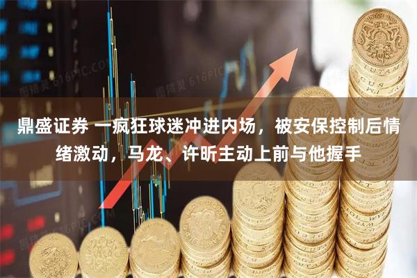 鼎盛证券 一疯狂球迷冲进内场，被安保控制后情绪激动，马龙、许昕主动上前与他握手